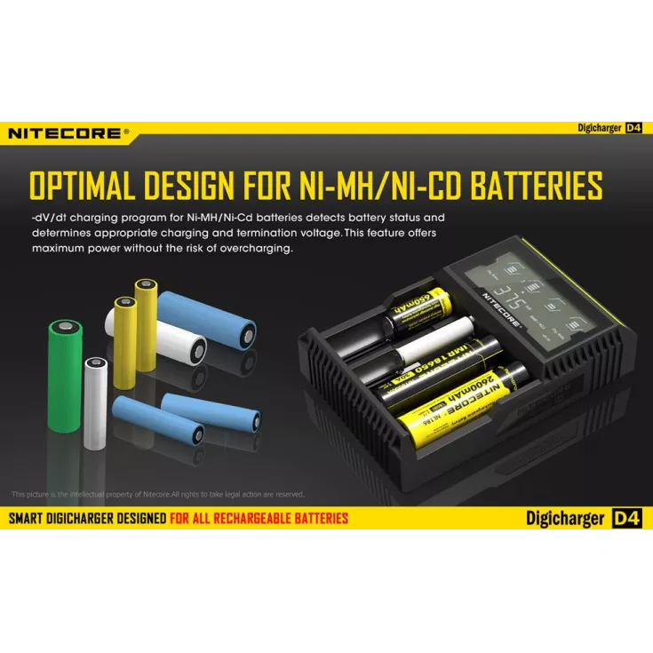 Nitecore Digicharger D4 EU 4 Nitecore Digicharger D4 EU - Image 4