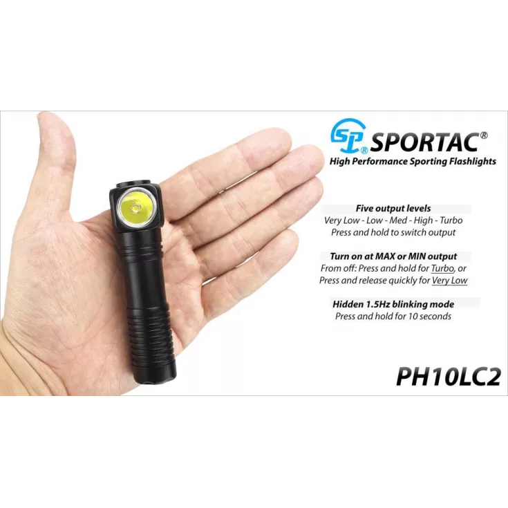 Sportac PH10LC2 Head Torch 6 Sportac PH10LC2 Head Torch - Image 6