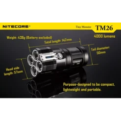 Nitecore TM26 -Outdoor Gear Pro 6 128