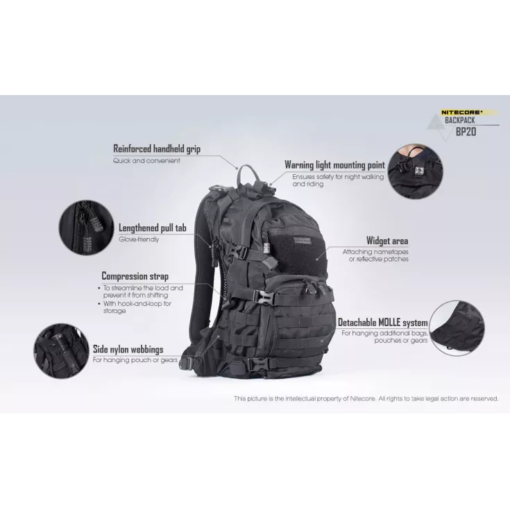 Nitecore BP20 Backpack 8 Nitecore BP20 Backpack - Image 8
