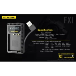 Nitecore FX1 Fujifilm Camera Charger -Outdoor Gear Pro FX1 10