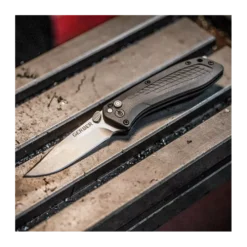 Gerber US Assist - GFN Handle & Plain Stonewash Blade -Outdoor Gear Pro Gerber US Assist 1205N 2