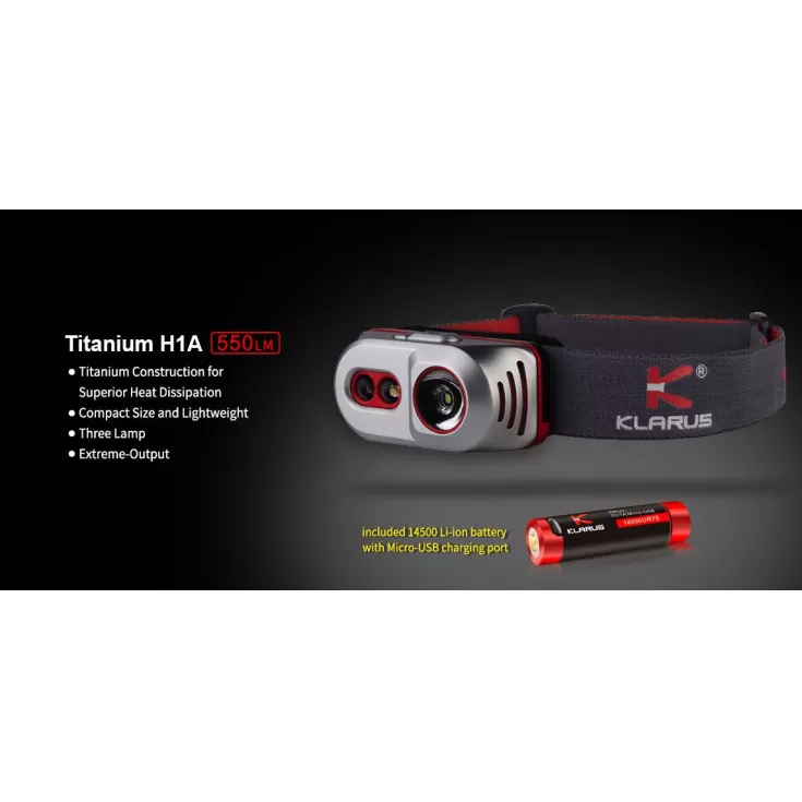 Klarus H1A Titanium 2 Klarus H1A Titanium - Image 2