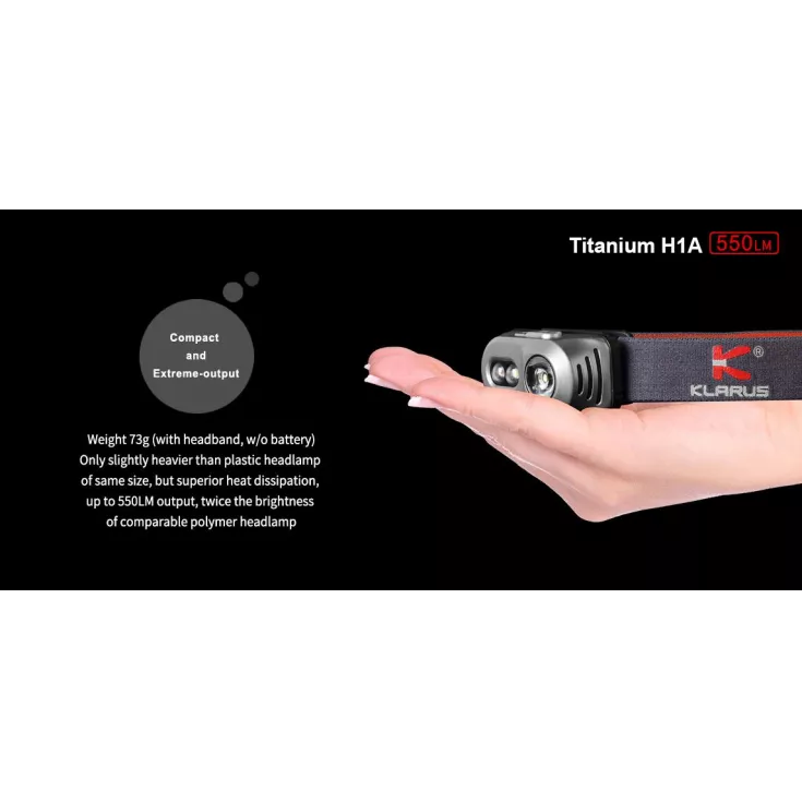 Klarus H1A Titanium 4 Klarus H1A Titanium - Image 4