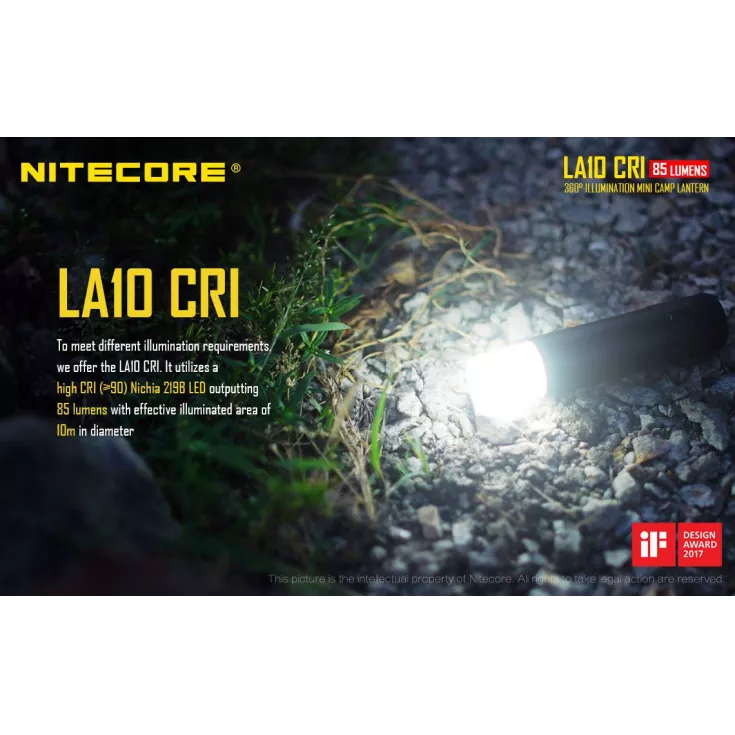 Nitecore LA10 CRI Mini Camping Lantern 6 Nitecore LA10 CRI Mini Camping Lantern - Image 6