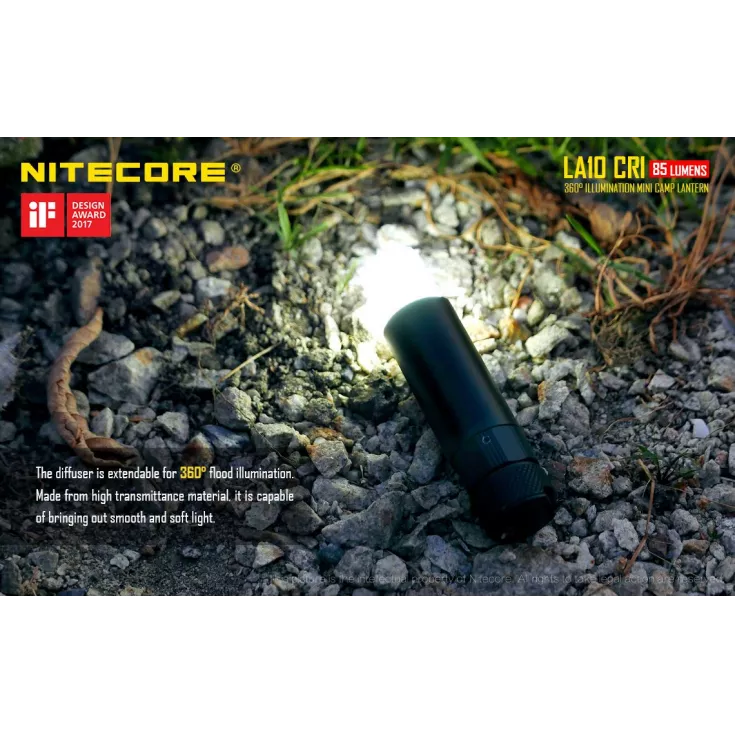 Nitecore LA10 CRI Mini Camping Lantern 7 Nitecore LA10 CRI Mini Camping Lantern - Image 7