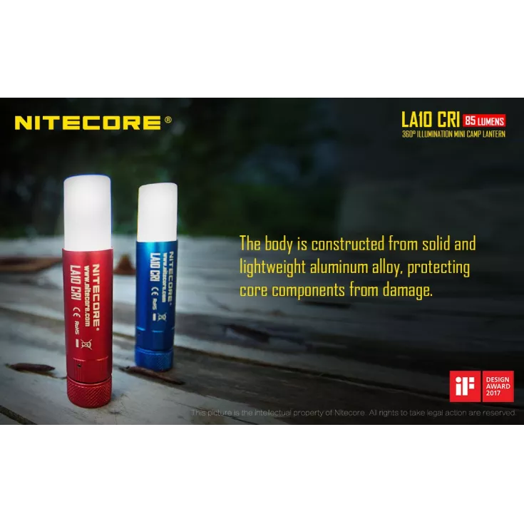 Nitecore LA10 CRI Mini Camping Lantern 8 Nitecore LA10 CRI Mini Camping Lantern - Image 8