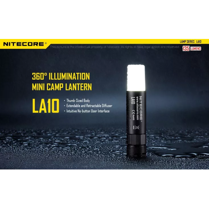 Nitecore LA10 Mini Camping Lantern 2 Nitecore LA10 Mini Camping Lantern - Image 2