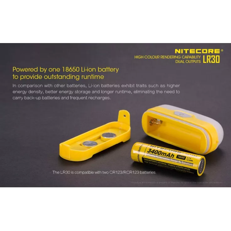 Nitecore LR30 Dual Output Lantern 6 Nitecore LR30 Dual Output Lantern - Image 6