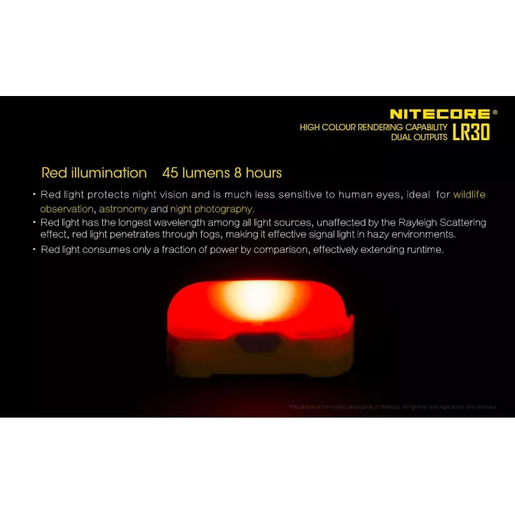 Nitecore LR30 Dual Output Lantern 8 Nitecore LR30 Dual Output Lantern - Image 8