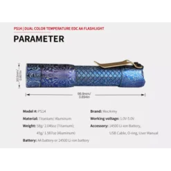 MecArmy PS14 Titanium -Outdoor Gear Pro MecArmy PS14 TI 9