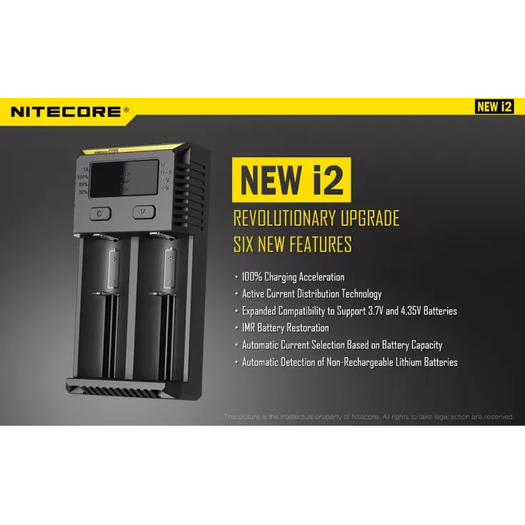 Nitecore New I2 Charger 2 Nitecore New I2 Charger - Image 2