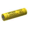 Nitecore Flat Top IMR 18650 Li-Mn Battery 2600mAh
