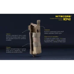 Nitecore NCP40 Holster -Outdoor Gear Pro NCP40 1