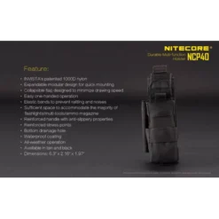 Nitecore NCP40 Holster -Outdoor Gear Pro NCP40 8