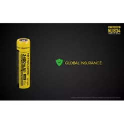 Nitecore 18650 Li-ion Battery (3400mAh) NL1834 18 Nitecore 18650 Li-ion Battery (3400mAh) NL1834 -Outdoor Gear Pro NL1834 8