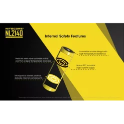 Nitecore 21700 NL2140 Li-ion Battery (4000mAh) -Outdoor Gear Pro NL2140 3