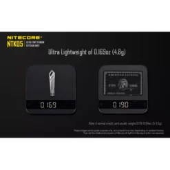 Nitecore NTK05 Titanium Keyring Knife -Outdoor Gear Pro NTK05 4