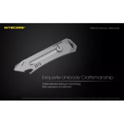 Nitecore NTK10 Titanium Knife -Outdoor Gear Pro NTK10 2