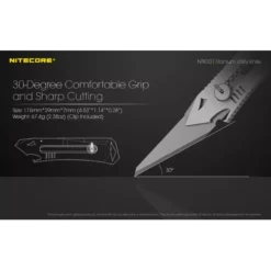 Nitecore NTK10 Titanium Knife -Outdoor Gear Pro NTK10 5