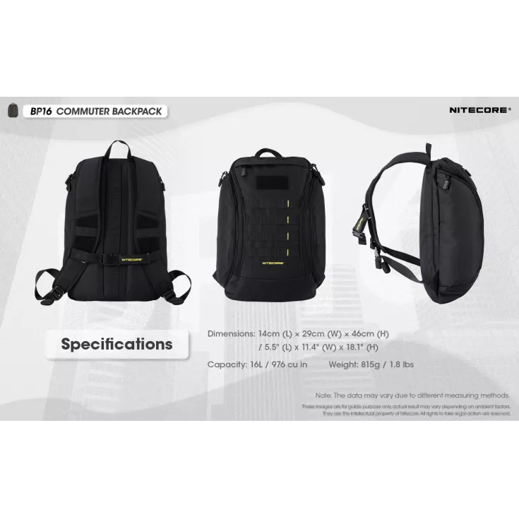 Nitecore BP16 Backpack 11 Nitecore BP16 Backpack - Image 11