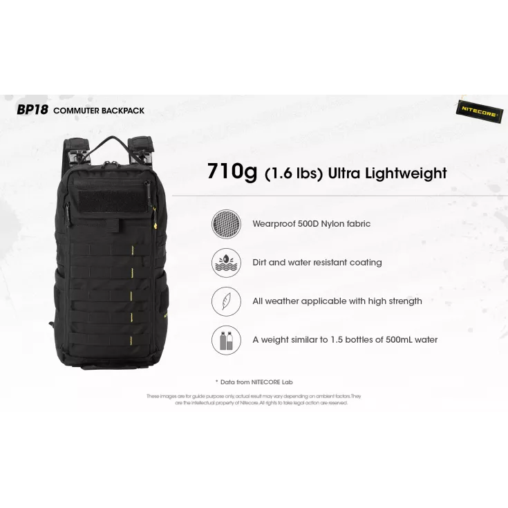 Nitecore BP18 Backpack 8 Nitecore BP18 Backpack - Image 8