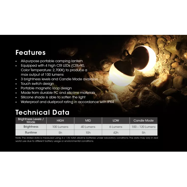 Nitecore Bubble Camping Lantern 8 Nitecore Bubble Camping Lantern - Image 8