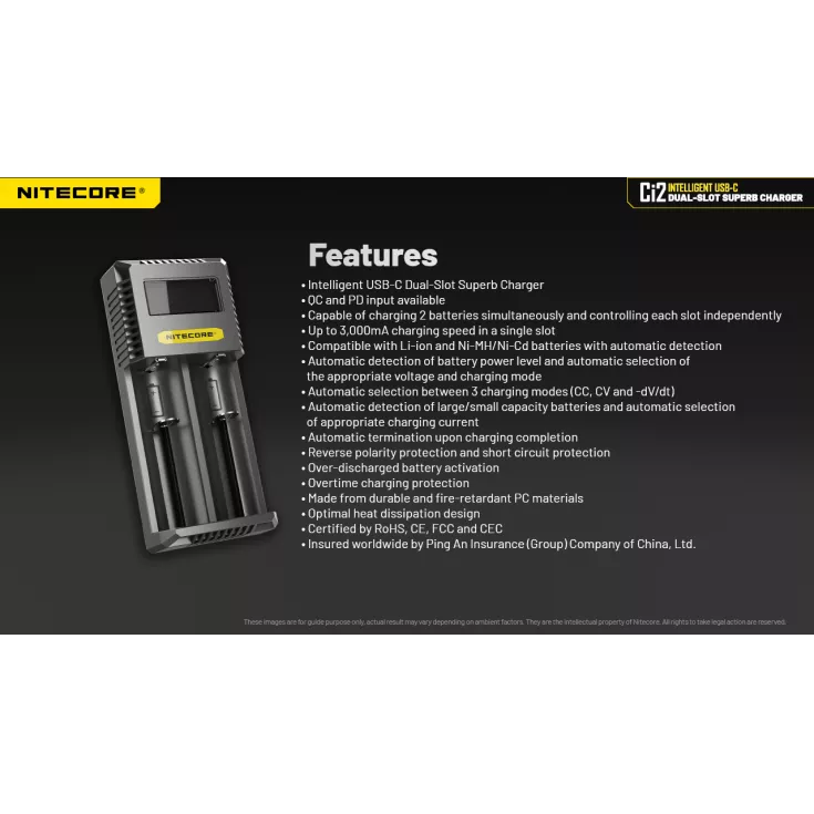 Nitecore Ci2 USB-C Charger 10 Nitecore Ci2 USB-C Charger - Image 10