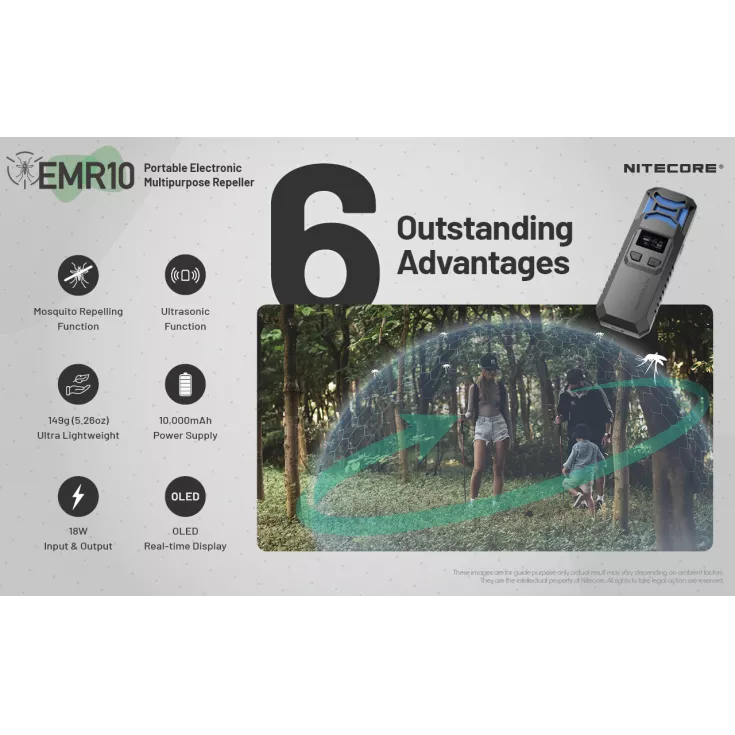 Nitecore EMR10 Electronic Mosquito Repeller 3 Nitecore EMR10 Electronic Mosquito Repeller - Image 3