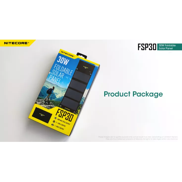 Nitecore FSP30 Foldable Solar Panel 11 Nitecore FSP30 Foldable Solar Panel - Image 11