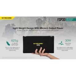 Nitecore FSP30 Foldable Solar Panel 14 Nitecore FSP30 Foldable Solar Panel -Outdoor Gear Pro Nitecore FSP30 3