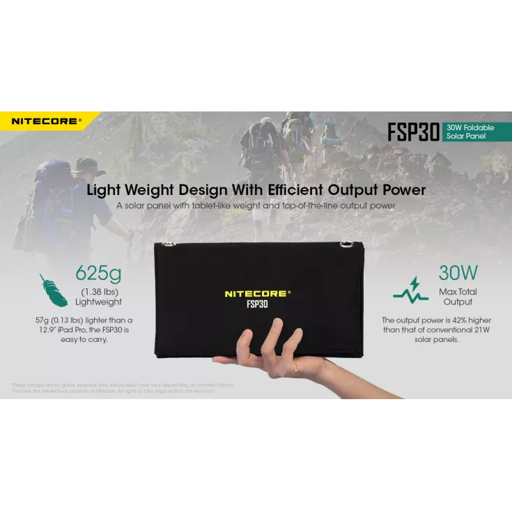 Nitecore FSP30 Foldable Solar Panel 4 Nitecore FSP30 Foldable Solar Panel - Image 4