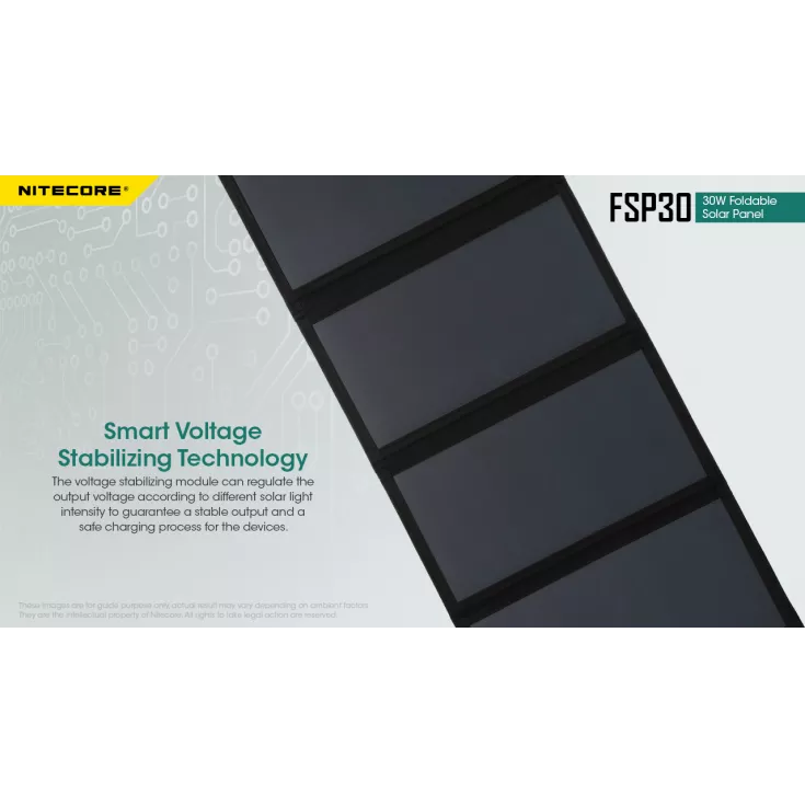 Nitecore FSP30 Foldable Solar Panel 8 Nitecore FSP30 Foldable Solar Panel - Image 8