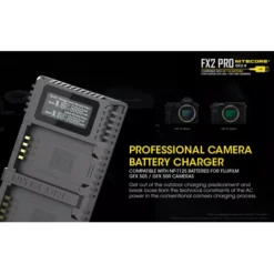Nitecore FX2 Pro Fujifilm Camera Charger -Outdoor Gear Pro Nitecore FX2 1