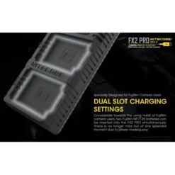Nitecore FX2 Pro Fujifilm Camera Charger -Outdoor Gear Pro Nitecore FX2 5