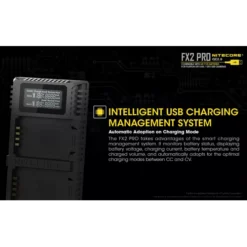 Nitecore FX2 Pro Fujifilm Camera Charger -Outdoor Gear Pro Nitecore FX2 6