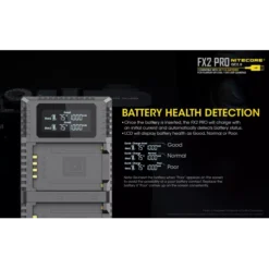 Nitecore FX2 Pro Fujifilm Camera Charger -Outdoor Gear Pro Nitecore FX2 8