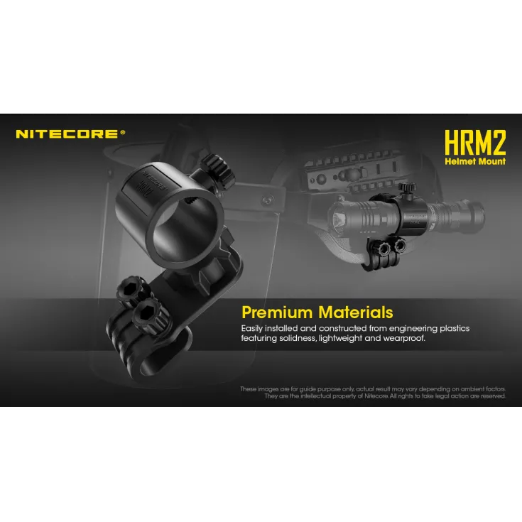 Nitecore HRM2 Helmet Mount 3 Nitecore HRM2 Helmet Mount - Image 3