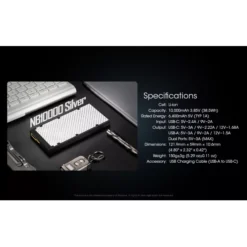 Nitecore NB10000 Silver Power Bank -Outdoor Gear Pro Nitecore NB10000 Silver 3