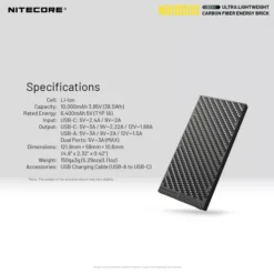 Nitecore NB10000 Silver Power Bank -Outdoor Gear Pro Nitecore NB10000 Silver 9