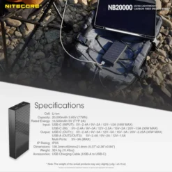 Nitecore NB20000 Power Bank -Outdoor Gear Pro Nitecore NB20000 11