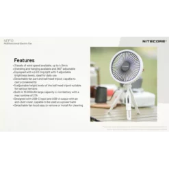 Nitecore NEF10 Electric Fan -Outdoor Gear Pro Nitecore NEF10 10
