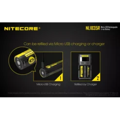 Nitecore NL1835R Micro-USB 18650 3500mAh Li-ion Battery -Outdoor Gear Pro Nitecore NL1835R 1