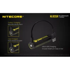 Nitecore NL1835R Micro-USB 18650 3500mAh Li-ion Battery -Outdoor Gear Pro Nitecore NL1835R 2