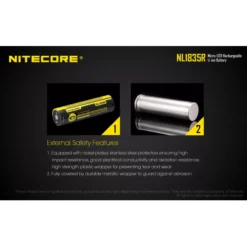 Nitecore NL1835R Micro-USB 18650 3500mAh Li-ion Battery -Outdoor Gear Pro Nitecore NL1835R 5