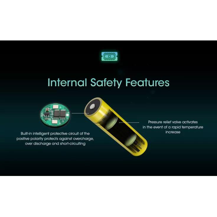 Nitecore 18650 Li-ion Battery (3600mAh) NL1836 4 Nitecore 18650 Li-ion Battery (3600mAh) NL1836 - Image 4