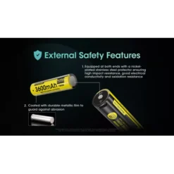 Nitecore NL1836R USB-C 18650 3600mAh Li-ion Battery 19 Nitecore NL1836R USB-C 18650 3600mAh Li-ion Battery -Outdoor Gear Pro Nitecore NL1836R 7