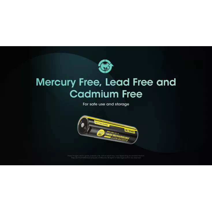 Nitecore NL1836R USB-C 18650 3600mAh Li-ion Battery 9 Nitecore NL1836R USB-C 18650 3600mAh Li-ion Battery - Image 9