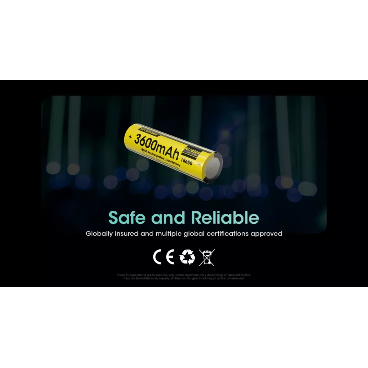 Nitecore NL1836R USB-C 18650 3600mAh Li-ion Battery 10 Nitecore NL1836R USB-C 18650 3600mAh Li-ion Battery - Image 10