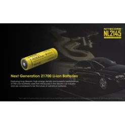 Nitecore 21700 NL2145 Li-ion Battery (4500mAh) -Outdoor Gear Pro Nitecore NL2145 2